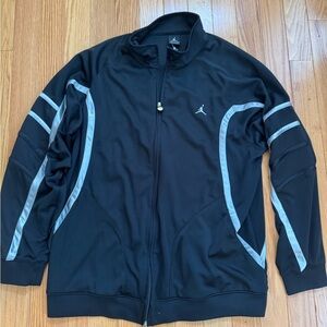 Nike Air Jordan Black/Silver Track Jacket men’s size 3xl